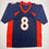 Autographed/Signed Kyle Orton Denver Blue Football Jersey Beckett BAS COA