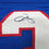 Autographed/Signed Odell Beckham Jr OBJ New York Retro Blue Football Jersey Beckett BAS COA