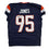 Autographed/Signed Sai'vion Jones Denver Blue Pro Cut Football Jersey Beckett BAS COA