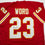 Autographed/Signed Barry Word Kansas City Red Football Jersey PSA/DNA COA