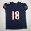 Autographed/Signed Caleb Williams Chicago Blue Pro Cut Football Jersey PSA/DNA COA
