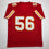 Autographed/Signed Derrick Johnson Kansas City Red Football Jersey Beckett BAS COA