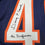 Autographed/Signed Doug Plank Chicago Blue Football Jersey JSA COA