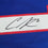 Autographed/Signed Curtis Samuel Buffalo Blue Football Jersey Beckett BAS COA