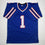 Autographed/Signed Curtis Samuel Buffalo Blue Football Jersey Beckett BAS COA