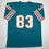 Autographed/Signed Mark Clayton Miami Teal Football Jersey JSA COA