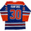 Autographed/Signed Bill Ranford Edmonton Blue Hockey Jersey JSA COA