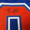 Autographed/Signed Bill Ranford Edmonton Blue Hockey Jersey JSA COA