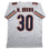 Autographed/Signed Mike Brown Chicago White Football Jersey JSA COA