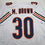 Autographed/Signed Mike Brown Chicago White Football Jersey JSA COA