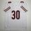 Autographed/Signed Mike Brown Chicago White Football Jersey JSA COA