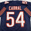 Autographed/Signed Brian Cabral Chicago Blue Football Jersey Beckett BAS COA