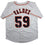 Autographed/Signed Framber Valdez Houston White Baseball Jersey Beckett BAS COA