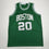 Autographed/Signed JD Davison Boston Green Basketball Jersey JSA COA