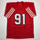 Autographed/Signed Arik Armstead San Francisco Red Alternate Football Jersey Pristine PA COA