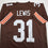 Autographed/Signed Jamal Lewis Cleveland Brown Football Jersey Beckett BAS COA