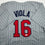 Autographed/Signed Frank Viola Minnesota Grey Pinstripe Baseball Jersey JSA COA