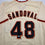 Autographed/Signed Pablo Sandoval San Francisco Cream Baseball Jersey Beckett BAS COA