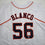 Autographed/Signed Ronel Blanco Houston White Baseball Jersey Beckett BAS COA