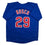 Autographed/Signed Michael Busch Chicago Blue Baseball Jersey Beckett BAS COA