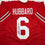 Autographed/Signed Sam Hubbard Ohio State Red College Football Jersey JSA COA