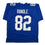 Autographed/Signed Rueben Randle New York Blue Football Jersey Beckett BAS COA