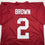 Autographed/Signed Zabien Brown Alabama Red College Football Jersey JSA COA