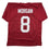 Autographed/Signed Cederian Morgan Alabama Red College Football Jersey JSA COA