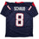 Autographed/Signed Matt Schaub Houston Navy Blue Football Jersey JSA COA