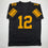 Autographed/Signed Terry Bradshaw Pittsburgh Black Color Rush Football Jersey Beckett BAS COA