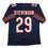 Autographed/Signed Tyrique Stevenson Chicago Blue Football Jersey JSA COA