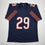 Autographed/Signed Tyrique Stevenson Chicago Blue Football Jersey JSA COA
