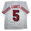 Autographed/Signed Trey Lance San Francisco White Alternate Football Jersey Beckett BAS COA