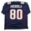 Autographed/Signed Danny Amendola New England Navy Blue Football Jersey JSA COA