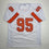 Autographed/Signed Elijah Roberts Tampa Bay Retro White Football Jersey Beckett BAS COA