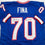 Autographed/Signed John Fina Buffalo Blue Football Jersey JSA COA