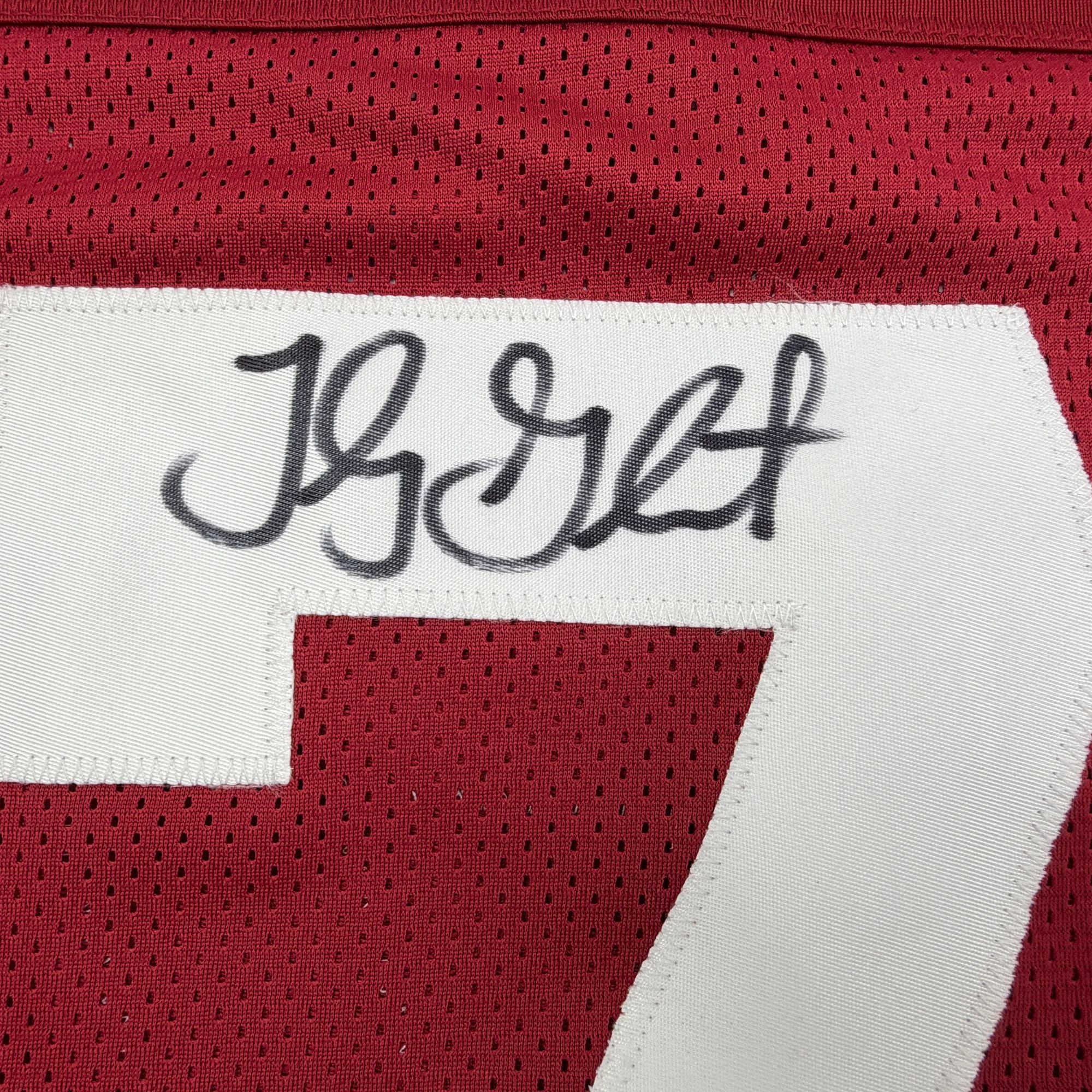 Autographed/Signed Toby Gerhart Stanford Red College Football Jersey JSA COA
