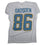 Autographed/Signed Oronde Gadsden Los Angeles San Diego White Pro Cut Football Jersey Beckett BAS COA
