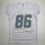 Autographed/Signed Oronde Gadsden Los Angeles San Diego White Pro Cut Football Jersey Beckett BAS COA