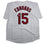 Autographed/Signed Jim Edmonds St. Louis White Baseball Jersey JSA COA