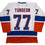 Autographed/Signed Pierre Turgeon New York White Hockey Jersey JSA COA