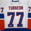 Autographed/Signed Pierre Turgeon New York White Hockey Jersey JSA COA
