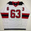 Autographed/Signed Jesper Bratt New Jersey NJ White Hockey Jersey Beckett BAS COA