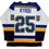 Autographed/Signed Jordan Kyrou St. Louis White Hockey Jersey Beckett BAS COA