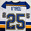Autographed/Signed Jordan Kyrou St. Louis White Hockey Jersey Beckett BAS COA