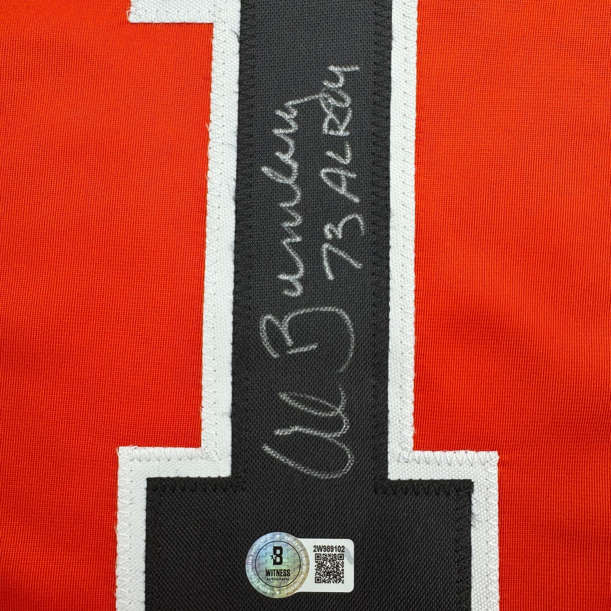 Autographed/Signed Al Bumbry 73 AL ROY Baltimore Orange Baseball Jersey Beckett BAS COA