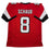 Autographed/Signed Matt Schaub Atlanta Red Football Jersey JSA COA