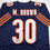 Autographed/Signed Mike Brown Chicago Blue Football Jersey JSA COA