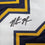 Framed Autographed/Signed Natrone Means 35x39 Los Angeles San Diego Navy Blue Football Jersey Beckett BAS COA