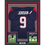 Framed Autographed/Signed Brevin Jordan 35x39 Houston Blue Football Jersey Beckett BAS COA